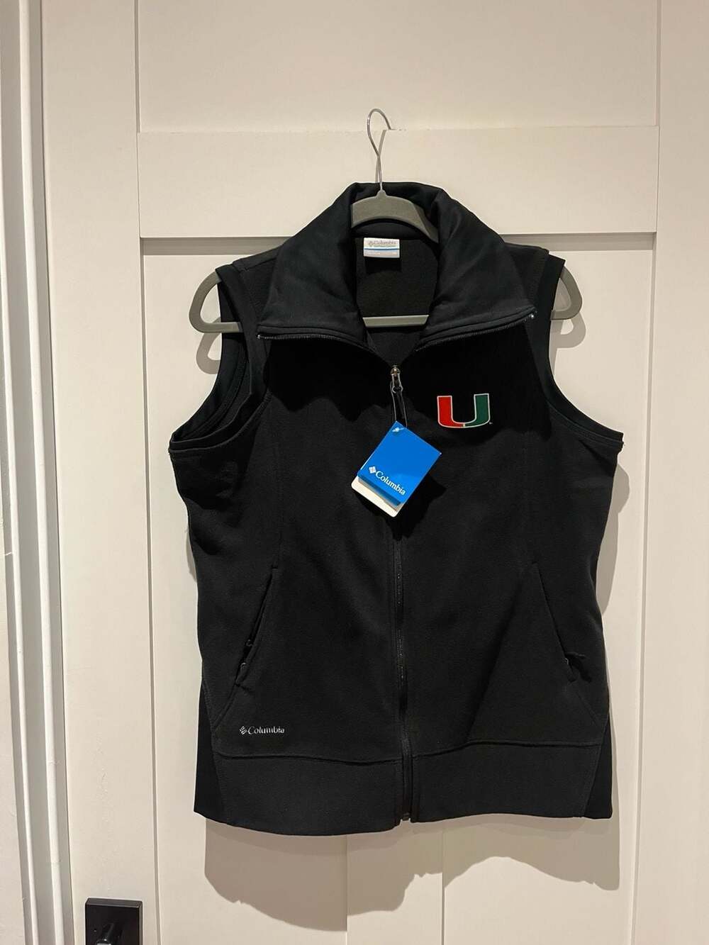 University of Miami Full Zip Vest: Men’s size XL , new with tags